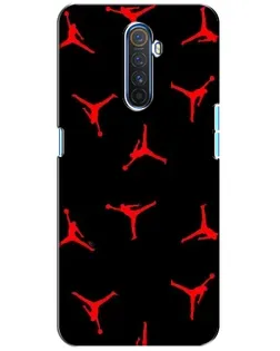 Чохол для Realme X2 Pro з картинкою «Jordan Red Pattern»