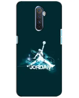Чохол для Realme X2 Pro з картинкою «Jordan Blue Fire»