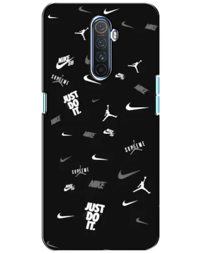 Чохол для Realme X2 Pro з картинкою «Nike Black Pattern» Чохол для Realme X2 Pro з картинкою «Nike Black Pattern»
