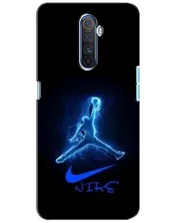 Чохол для Realme X2 Pro з картинкою «Jordan Neon Blue»