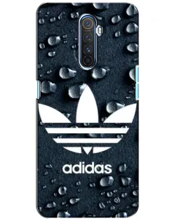 Чехол для Realme X2 Pro с картинкой «Adidas Trefoil Blue»