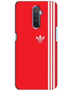 Чехол для Realme X2 Pro с картинкой «Красный минимализм Adidas»