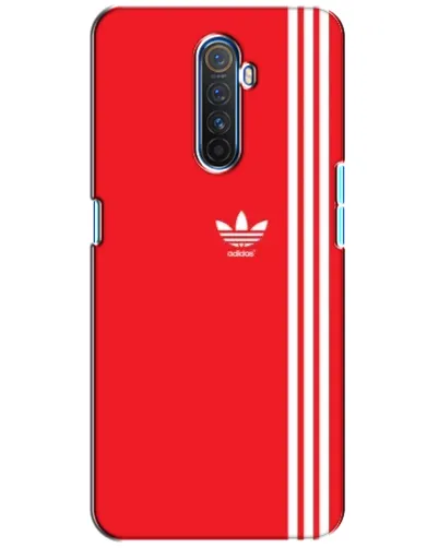 Чехол для Realme X2 Pro с картинкой «Красный минимализм Adidas»