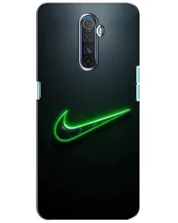 Чохол для Realme X2 Pro з картинкою «Неоновий контур Nike»