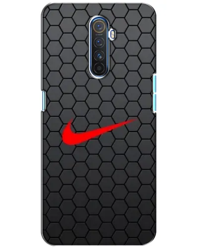 Чохол для Realme X2 Pro з картинкою «Nike — карбонова сітка»