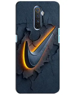 Чохол для Realme X2 Pro з картинкою «Об'ємний логотип Найк»