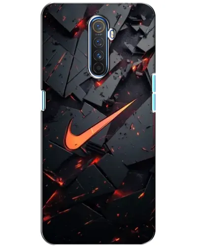 Чохол для Realme X2 Pro з картинкою «Nike — ефект розломів»