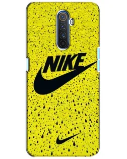 Чохол для Realme X2 Pro з картинкою «Жовтий текстурний Nike»