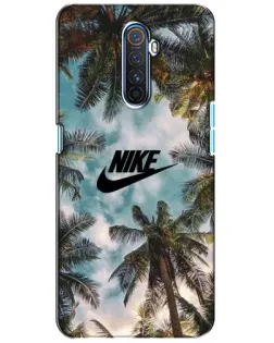 Чехол для Realme X2 Pro с картинкой «Тропический принт Nike»