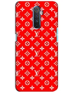 Чехол для Realme X2 Pro с картинкой «Яркий паттерн LV»