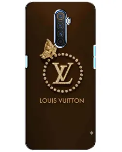 Чехол для Realme X2 Pro с картинкой «LV — золотая печать»