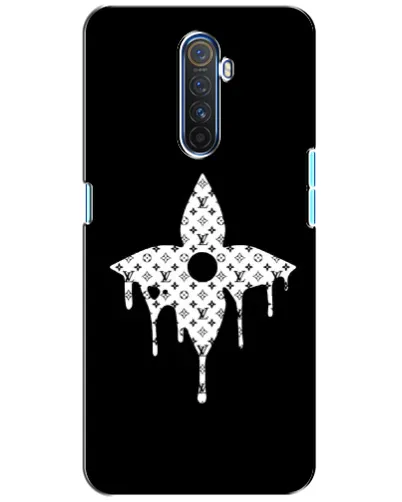Чехол для Realme X2 Pro с картинкой «Цветочная монограмма»