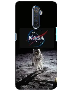 Чохол для Realme X2 Pro з картинкою «Астронавт на Місяці»