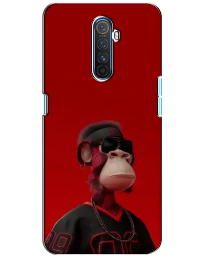 Чохол для Realme X2 Pro з картинкою «Bored Ape в червоному»