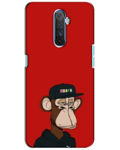 Чохол для Realme X2 Pro з картинкою «Bored Ape — червоний фон»
