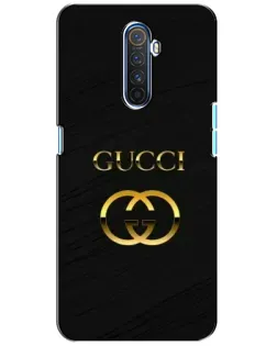 Чохол для Realme X2 Pro з картинкою «Золотий логотип Gucci»