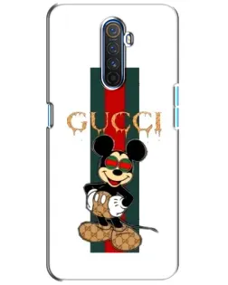 Чохол для Realme X2 Pro з картинкою «Міккі Маус Gucci — смуги»