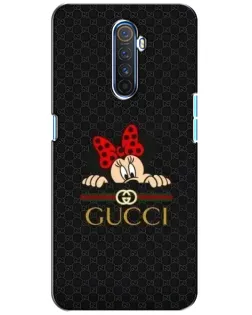 Чохол для Realme X2 Pro з картинкою «Мінні Маус Gucci — чорний»