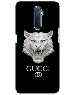 Чохол для Realme X2 Pro з картинкою «Gucci — срібний лев»