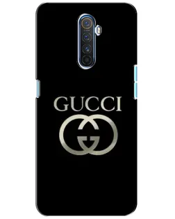 Чохол для Realme X2 Pro з картинкою «Gucci — золото на чорному»