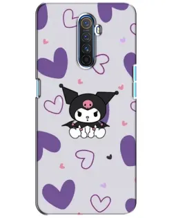 Чохол для Realme X2 Pro з картинкою «Kuromi та лавандові серця»