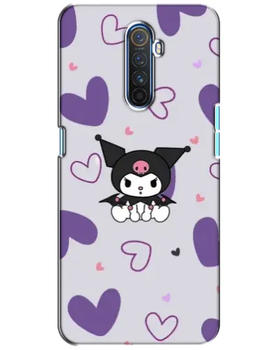 Чохол для Realme X2 Pro з картинкою «Kuromi та лавандові серця»