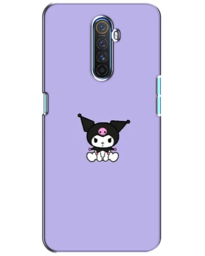Чохол для Realme X2 Pro з картинкою «Kuromi — фіолетовий мінімалізм»