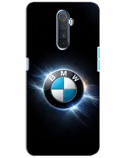 Чохол для Realme X2 Pro з картинкою «BMW — неонове сяйво»