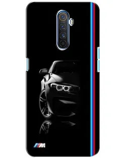 Чохол для Realme X2 Pro з картинкою «Силует BMW в темряві»