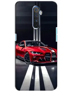 Чохол для Realme X2 Pro з картинкою «Червона BMW на дорозі»