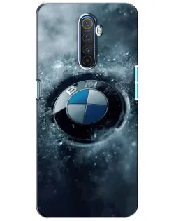 Чехол для Realme X2 Pro с картинкой «Логотип BMW — лед»