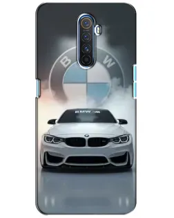 Чехол для Realme X2 Pro с картинкой «BMW в белом дыму»