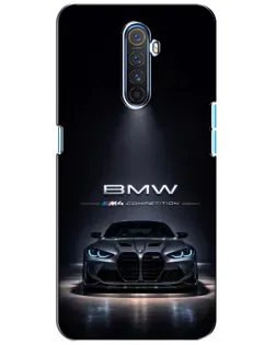 Чехол для Realme X2 Pro с картинкой «BMW сквозь ночной город»