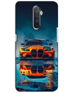 Чехол для Realme X2 Pro с картинкой «BMW — золотая эмблема»