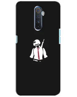 Чохол для Realme X2 Pro з картинкою «PUBG — силует воїна»