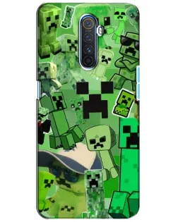 Чохол для Realme X2 Pro з картинкою «Кріпери Minecraft» Чохол для Realme X2 Pro з картинкою «Кріпери Minecraft»