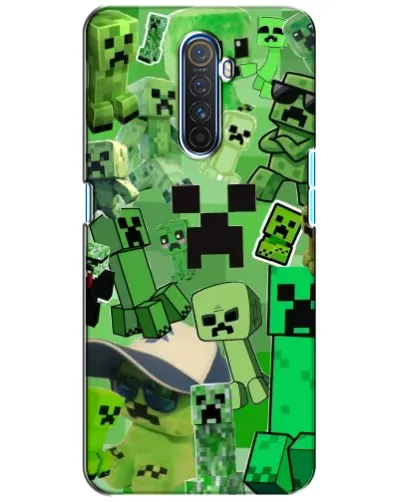 Чохол для Realme X2 Pro з картинкою «Кріпери Minecraft»