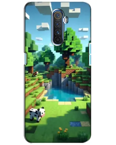 Чохол для Realme X2 Pro з картинкою «Minecraft літній день»