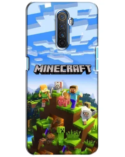Чохол для Realme X2 Pro з картинкою «Minecraft класичний світ»
