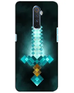 Чохол для Realme X2 Pro з картинкою «Алмазний меч неон»