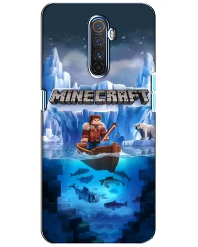Чохол для Realme X2 Pro з картинкою «Minecraft льодянийсвіт»