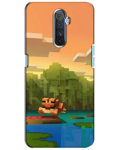 Чохол для Realme X2 Pro з картинкою «Майнкрафт захід сонця»