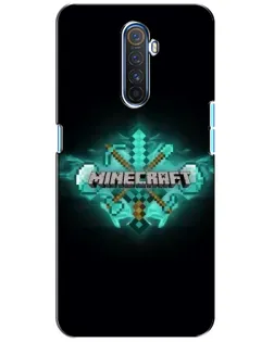Чохол для Realme X2 Pro з картинкою «Minecraft Diamond лого»