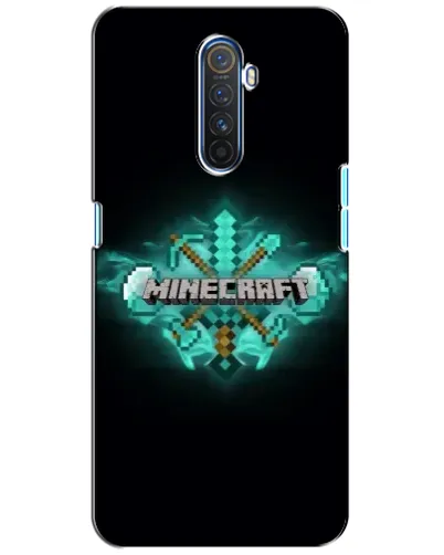 Чохол для Realme X2 Pro з картинкою «Minecraft Diamond лого»