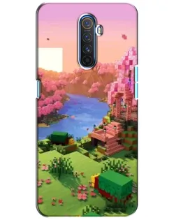 Чохол для Realme X2 Pro з картинкою «Рожеве дерево Minecraft»