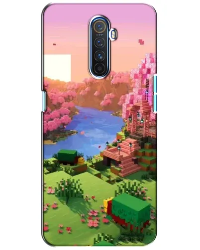 Чохол для Realme X2 Pro з картинкою «Рожеве дерево Minecraft»