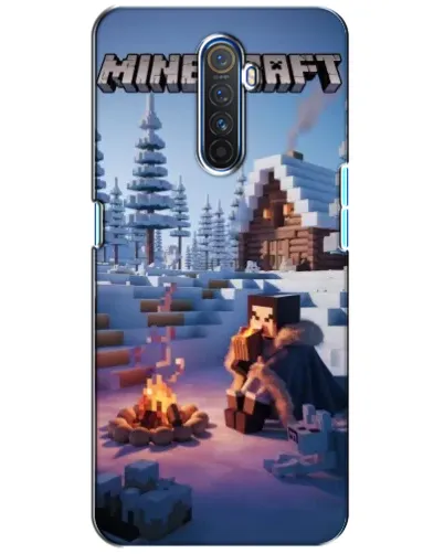 Чохол для Realme X2 Pro з картинкою «Зимовий Minecraft»