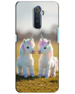 Чохол для Realme X2 Pro з картинкою «Пара єдинорогів»