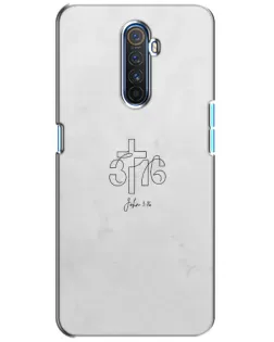 Чохол для Realme X2 Pro з картинкою «Івана 3:16 Хрест» Чохол для Realme X2 Pro з картинкою «Івана 3:16 Хрест»