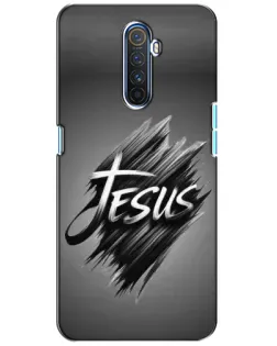 Чехол для Realme X2 Pro с картинкой «Надпись Jesus Graffiti»